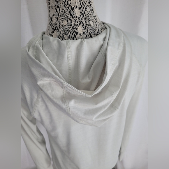 Athleta Pacifica Baja UPF Jacket Size Small Full Zip Thumbholes Holes - Picture 4 of 8